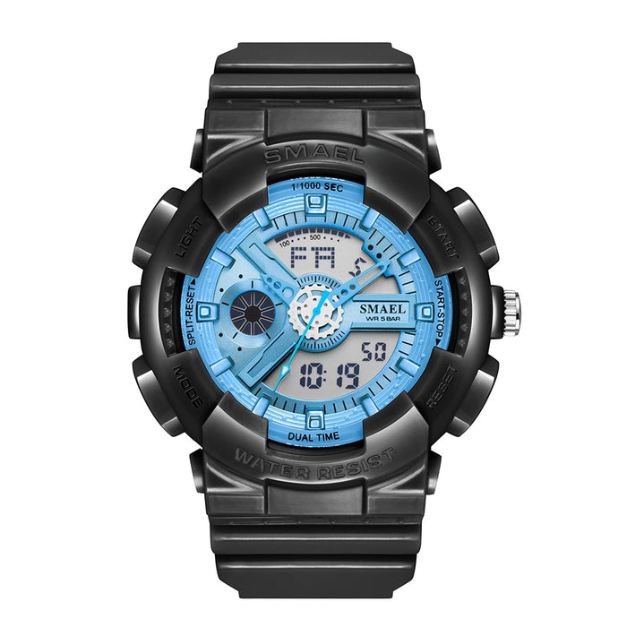 SMAEL 8026 Top Brand Men's Watches Luxury LED Sport Waterproof Military Watch Men Casual Digital Chronograph Clock Relogios Masculino - eZthings USA WE SORT ALL THE CRAZIEST GADGETS, GIZMOS, TOYS & TECHNOLOGY, SO YOU DON'T HAVE TO.
