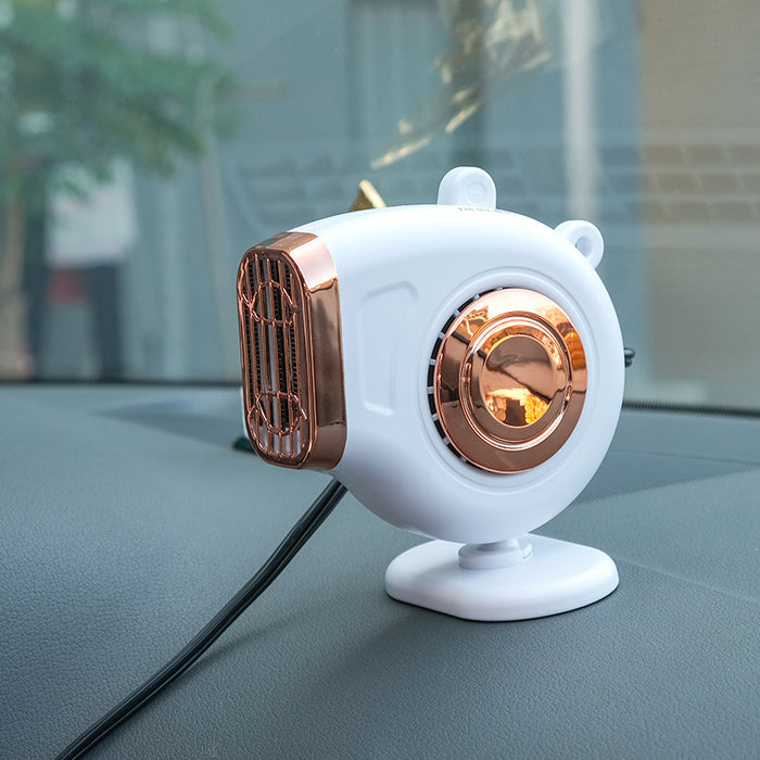 Small Sun Car Mounted Heater 12V/24V Car Heater Car Creative Fast Heating Mini Hot Fan - eZthings USA WE SORT ALL THE CRAZIEST GADGETS, GIZMOS, TOYS & TECHNOLOGY, SO YOU DON'T HAVE TO.