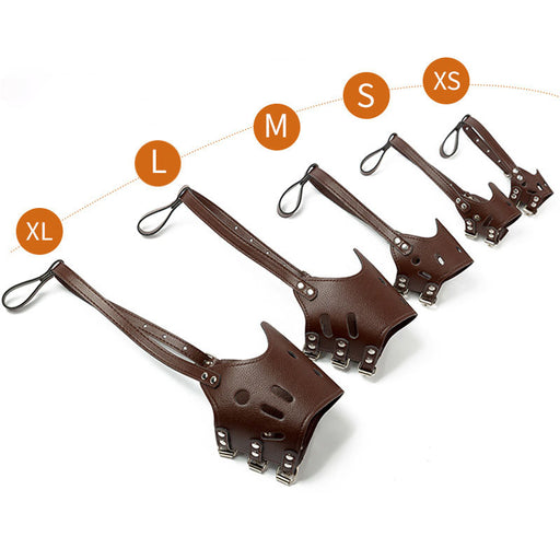 Dog Mouth Set PU Leather Anti-Bite Anti-Eating Pet Dog Mouth Set Dog Bark Stopper Mask Mouth Cover - eZthings USA WE SORT ALL THE CRAZIEST GADGETS, GIZMOS, TOYS & TECHNOLOGY, SO YOU DON'T HAVE TO.
