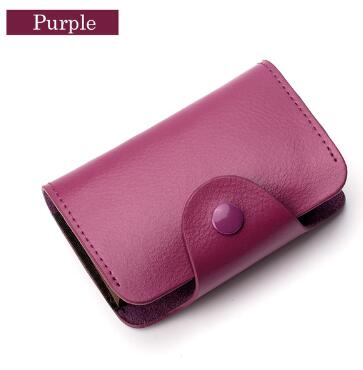 Genuine Leather Card Wallet for Men and Women Cowhide Business Card Holder Credit Card Purse - eZthings USA WE SORT ALL THE CRAZIEST GADGETS, GIZMOS, TOYS & TECHNOLOGY, SO YOU DON'T HAVE TO.