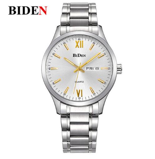 BIDEN Luxury Wrist Watch Men Steel Strap Mens  Business Quartz Clocks 0032 - eZthings USA WE SORT ALL THE CRAZIEST GADGETS, GIZMOS, TOYS & TECHNOLOGY, SO YOU DON'T HAVE TO.