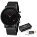 LIGE Men's Mesh Belt Personality Ultra Thin Fashion Multi-Functional Waterproof Quartz Watch Watch - eZthings USA WE SORT ALL THE CRAZIEST GADGETS, GIZMOS, TOYS & TECHNOLOGY, SO YOU DON'T HAVE TO.