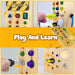 Montessori Busy Board Sensory Toys Wooden with LED Light Switch Control Board Travel Activities Kids Games for 2-4 Years Old - eZthings USA WE SORT ALL THE CRAZIEST GADGETS, GIZMOS, TOYS & TECHNOLOGY, SO YOU DON'T HAVE TO.