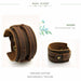 BAMOER Leather Cuff Double Wide Bracelet Rope Bangles Brown Unisex Jewelry PI0296 - eZthings USA WE SORT ALL THE CRAZIEST GADGETS, GIZMOS, TOYS & TECHNOLOGY, SO YOU DON'T HAVE TO.