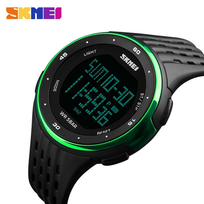 SKMEI 1219 Men Digital Watch LED Display Waterproof Male Wristwatches Chronograph Calendar Alarm Sport Watches Relogio Masculino - eZthings USA WE SORT ALL THE CRAZIEST GADGETS, GIZMOS, TOYS & TECHNOLOGY, SO YOU DON'T HAVE TO.