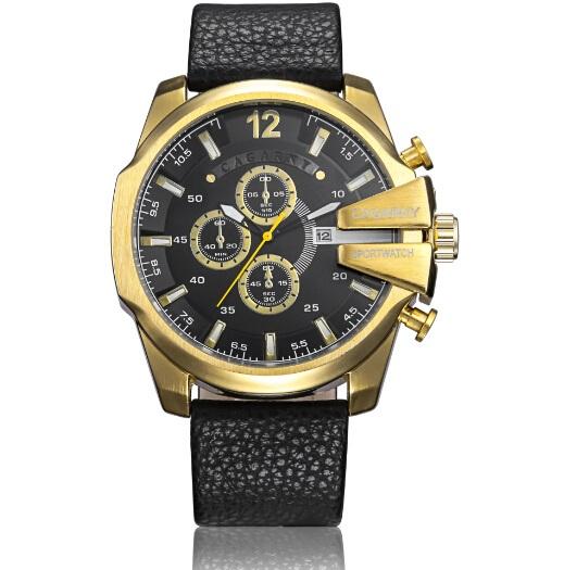 Cagarny Military Watches Men's Quartz Watch Leather Watchband Sports Wristwatches - eZthings USA WE SORT ALL THE CRAZIEST GADGETS, GIZMOS, TOYS & TECHNOLOGY, SO YOU DON'T HAVE TO.