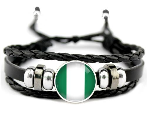 Country Flags Leather Bracelets - eZthings USA WE SORT ALL THE CRAZIEST GADGETS, GIZMOS, TOYS & TECHNOLOGY, SO YOU DON'T HAVE TO.