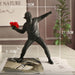 Banksy Flower Throwing Boys Art Decoration Decoration Decoration Fashion Creative Home Decoration - eZthings USA WE SORT ALL THE CRAZIEST GADGETS, GIZMOS, TOYS & TECHNOLOGY, SO YOU DON'T HAVE TO.