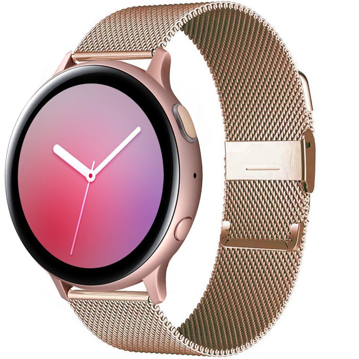 Watch Band Bracelet For Sumsang Galaxy Watch 3 for Galaxy Active 2 Strap 40mm Metal Stainless Steel Magnetic 20mm Wrist Strap
