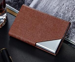 Itapkris Business ID Credit Card Holder For Women Men Fashion Brand Metal Aluminum Card Case PU Leather Porte Carte - eZthings USA WE SORT ALL THE CRAZIEST GADGETS, GIZMOS, TOYS & TECHNOLOGY, SO YOU DON'T HAVE TO.