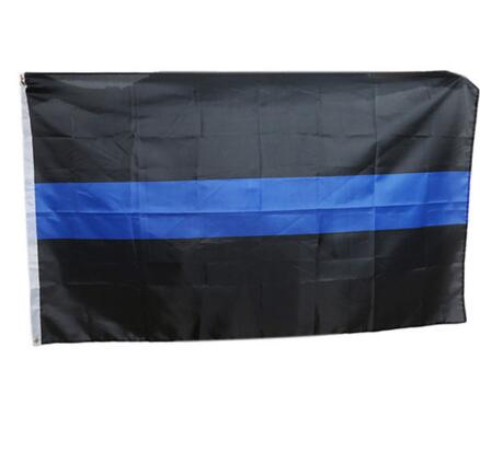 90*150cm USA Police Flags Thin American National Banner White And Blue Stars Printed Strip with Brass Grommets - eZthings USA WE SORT ALL THE CRAZIEST GADGETS, GIZMOS, TOYS & TECHNOLOGY, SO YOU DON'T HAVE TO.