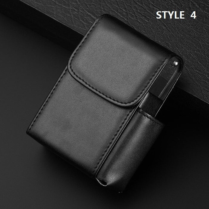 Convenient leather cigarette case wallet aluminium cigarette case - eZthings USA WE SORT ALL THE CRAZIEST GADGETS, GIZMOS, TOYS & TECHNOLOGY, SO YOU DON'T HAVE TO.