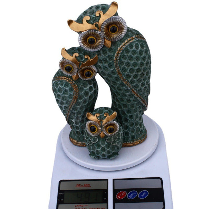 Modern minimalist three family owl animal light luxury decorations, home decor, living room, desk crafts - eZthings USA WE SORT ALL THE CRAZIEST GADGETS, GIZMOS, TOYS & TECHNOLOGY, SO YOU DON'T HAVE TO.