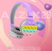 eThings Decompression Cute AKZ-K29 Net Red Bluetooth Head-Mounted Private Model Headset Headset Stereo Folding - eZthings USA WE SORT ALL THE CRAZIEST GADGETS, GIZMOS, TOYS & TECHNOLOGY, SO YOU DON'T HAVE TO.