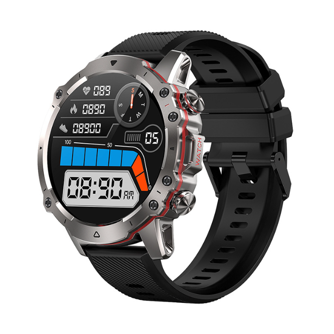 eThings AK56 smartwatch high definition Bluetooth voice call outdoor three prevention heart rate and blood pressure monitoring - eZthings USA WE SORT ALL THE CRAZIEST GADGETS, GIZMOS, TOYS & TECHNOLOGY, SO YOU DON'T HAVE TO.