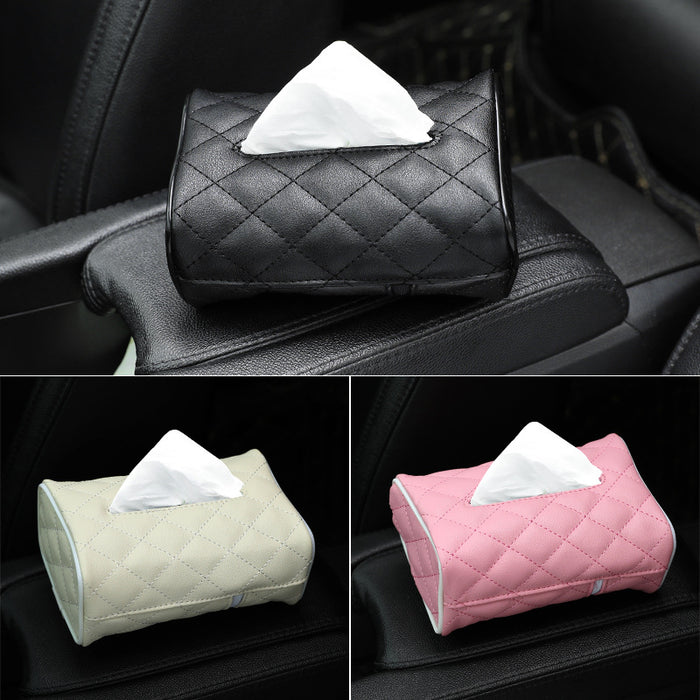 Car Tissue Box Car Hanging Tissue Box Car Supplies Creative Tissue Box Leather Tissue Bag - eZthings USA WE SORT ALL THE CRAZIEST GADGETS, GIZMOS, TOYS & TECHNOLOGY, SO YOU DON'T HAVE TO.
