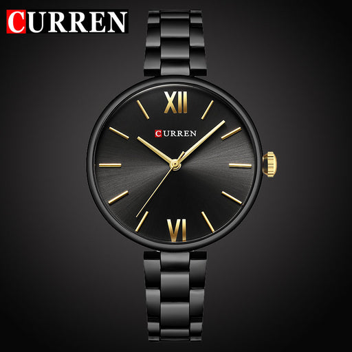 CURREN Women Watch Quartz Female clock Casual Fashion Stainless Steel Strap Watch - eZthings USA WE SORT ALL THE CRAZIEST GADGETS, GIZMOS, TOYS & TECHNOLOGY, SO YOU DON'T HAVE TO.
