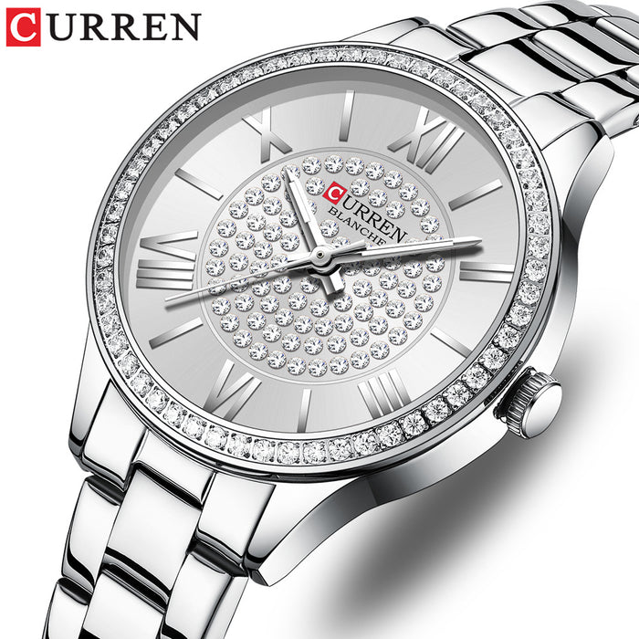 Ladies Watch Fashion Steel Band Watch Casual Ladies Watch Quartz Watch Watch - eZthings USA WE SORT ALL THE CRAZIEST GADGETS, GIZMOS, TOYS & TECHNOLOGY, SO YOU DON'T HAVE TO.