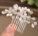 Simple wedding jewelry crystal pearl handmade crystal hair comb - eZthings USA WE SORT ALL THE CRAZIEST GADGETS, GIZMOS, TOYS & TECHNOLOGY, SO YOU DON'T HAVE TO.