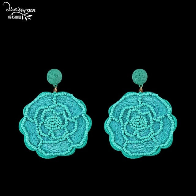 Boho Ethnic Large Tassel Fringe Earrings 2019 Handmade Big Beads Statement Earrings Party Dangle Drop Earrings Gift - eZthings USA WE SORT ALL THE CRAZIEST GADGETS, GIZMOS, TOYS & TECHNOLOGY, SO YOU DON'T HAVE TO.