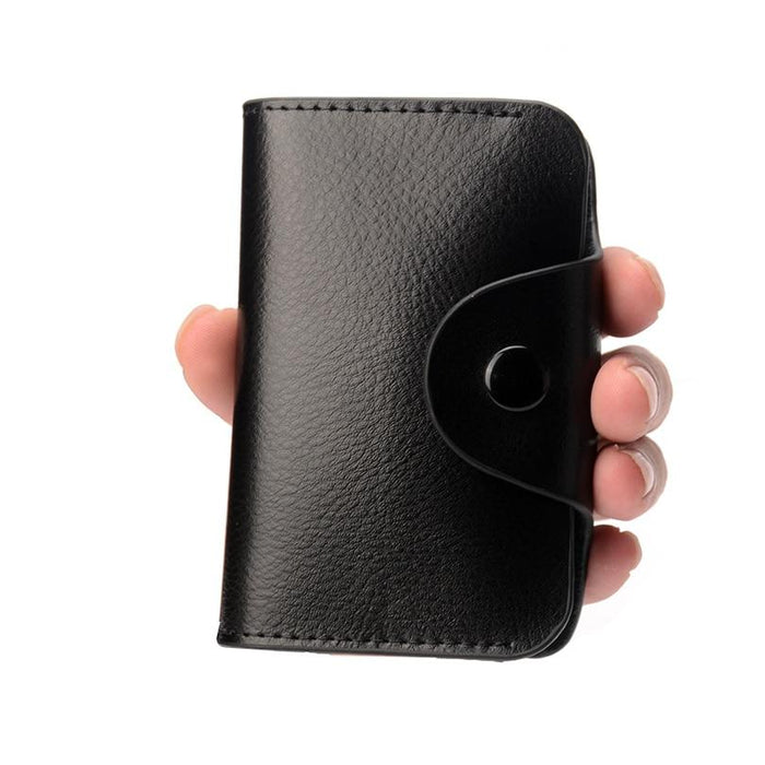 Genuine Leather Card Wallet for Men and Women Cowhide Business Card Holder Credit Card Purse - eZthings USA WE SORT ALL THE CRAZIEST GADGETS, GIZMOS, TOYS & TECHNOLOGY, SO YOU DON'T HAVE TO.