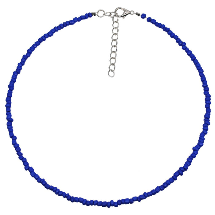 HangZhi New Bohemian Colorful Beads Weaving Handmade Baroque Simulated Pearl Necklace Clavicle Chain Choker Jewelry