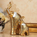 Resin Crafts European Style Couple Elephant Living Room Home Decoration Wine Cabinet Study Decoration Wedding Gift - eZthings USA WE SORT ALL THE CRAZIEST GADGETS, GIZMOS, TOYS & TECHNOLOGY, SO YOU DON'T HAVE TO.