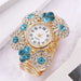 Bohemian Rhinestone Inlaid with Water Diamond and Sky Star Charm Women's Bracelet Watch Fashion Light Luxury Quartz Watch - eZthings USA WE SORT ALL THE CRAZIEST GADGETS, GIZMOS, TOYS & TECHNOLOGY, SO YOU DON'T HAVE TO.