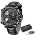 Lige Business Electronic Watch Dual Display Multi Function Low Cost Watch Men's Sports Waterproof Watch - eZthings USA WE SORT ALL THE CRAZIEST GADGETS, GIZMOS, TOYS & TECHNOLOGY, SO YOU DON'T HAVE TO.