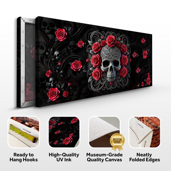 3D Vintage Skull Wall Art II