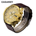 Cagarny Military Watches Men's Quartz Watch Leather Watchband Sports Wristwatches - eZthings USA WE SORT ALL THE CRAZIEST GADGETS, GIZMOS, TOYS & TECHNOLOGY, SO YOU DON'T HAVE TO.