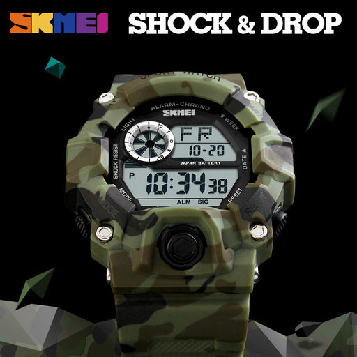 SKMEI 1019 Outdoor Sport Watch Men Alarm Clock 5Bar Waterproof Military Watches LED Display Shock Digital Watch Reloj Hombre - eZthings USA WE SORT ALL THE CRAZIEST GADGETS, GIZMOS, TOYS & TECHNOLOGY, SO YOU DON'T HAVE TO.