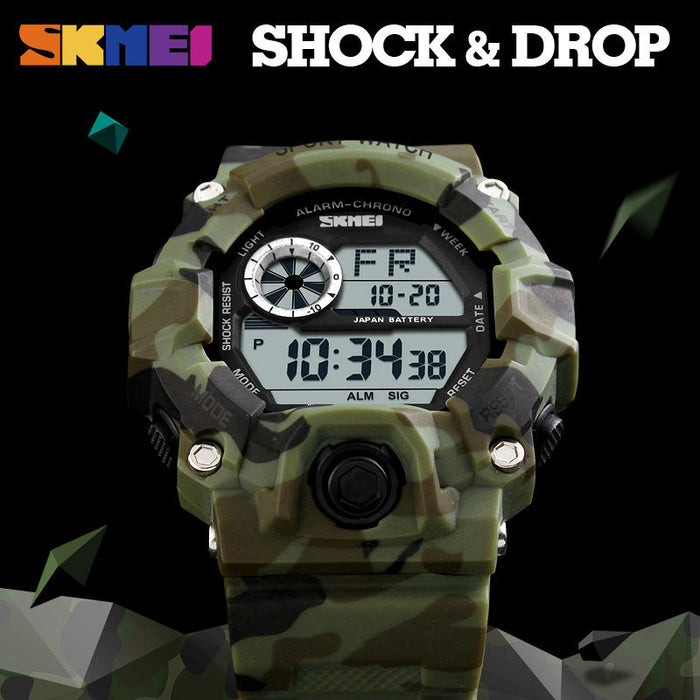 SKMEI 1019 Outdoor Sport Watch Men Alarm Clock 5Bar Waterproof Military Watches LED Display Shock Digital Watch Reloj Hombre - eZthings USA WE SORT ALL THE CRAZIEST GADGETS, GIZMOS, TOYS & TECHNOLOGY, SO YOU DON'T HAVE TO.