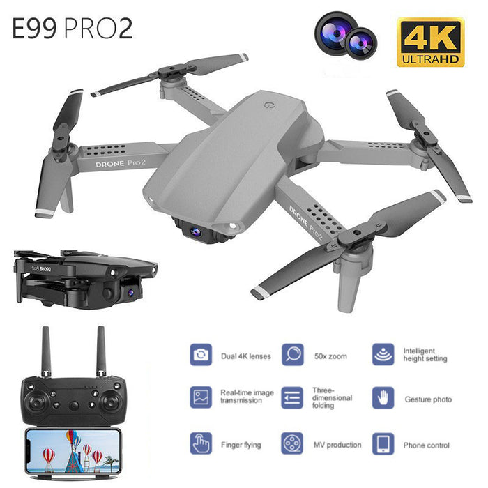 eThings E99 PRO2 Drone Folding Quad-Axis Aerial Photographer Long Range Fixed Height Remote Control Aircraft Boys Toys - eZthings USA WE SORT ALL THE CRAZIEST GADGETS, GIZMOS, TOYS & TECHNOLOGY, SO YOU DON'T HAVE TO.