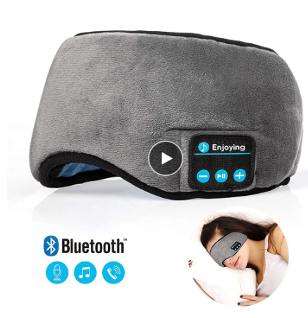 eThings 3D Bluetooth Eye Mask Headset Wireless Music Bluetooth Eye Mask New Sleep Bluetooth Eye Mask Stereo - eZthings USA WE SORT ALL THE CRAZIEST GADGETS, GIZMOS, TOYS & TECHNOLOGY, SO YOU DON'T HAVE TO.