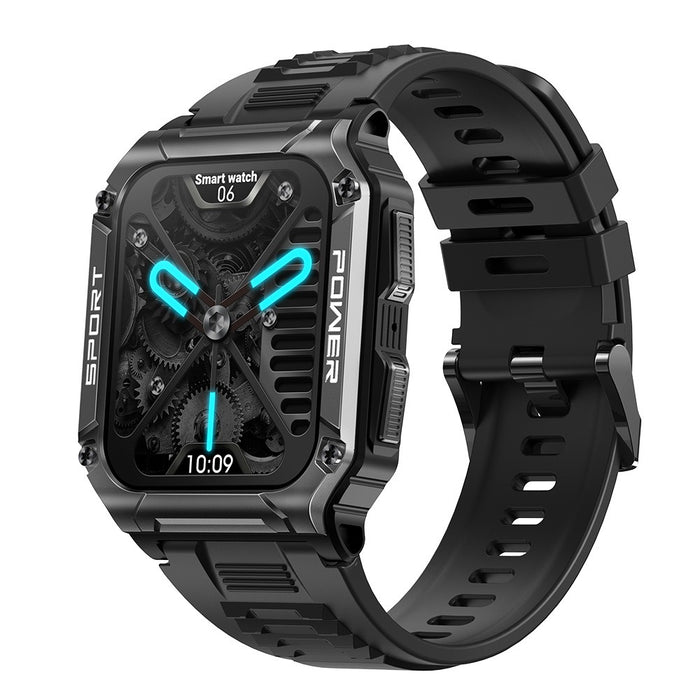 Reloj inteligente eThings NX6 llamada Bluetooth pantalla grande de 1,95 pulgadas brújula frecuencia cardíaca oxígeno en sangre IP68 resistente al agua