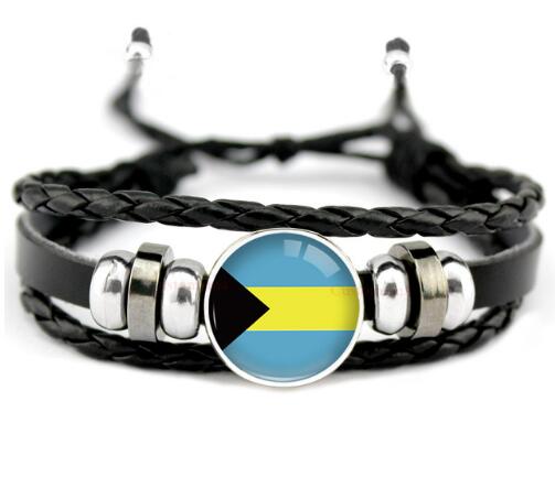 Country Flags Leather Bracelets - eZthings USA WE SORT ALL THE CRAZIEST GADGETS, GIZMOS, TOYS & TECHNOLOGY, SO YOU DON'T HAVE TO.