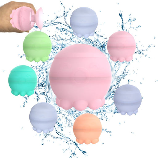 Octopus  Easy Self Closed Fast Quick Filling Silicone Water Bomb Balloons Reusable - eZthings USA WE SORT ALL THE CRAZIEST GADGETS, GIZMOS, TOYS & TECHNOLOGY, SO YOU DON'T HAVE TO.