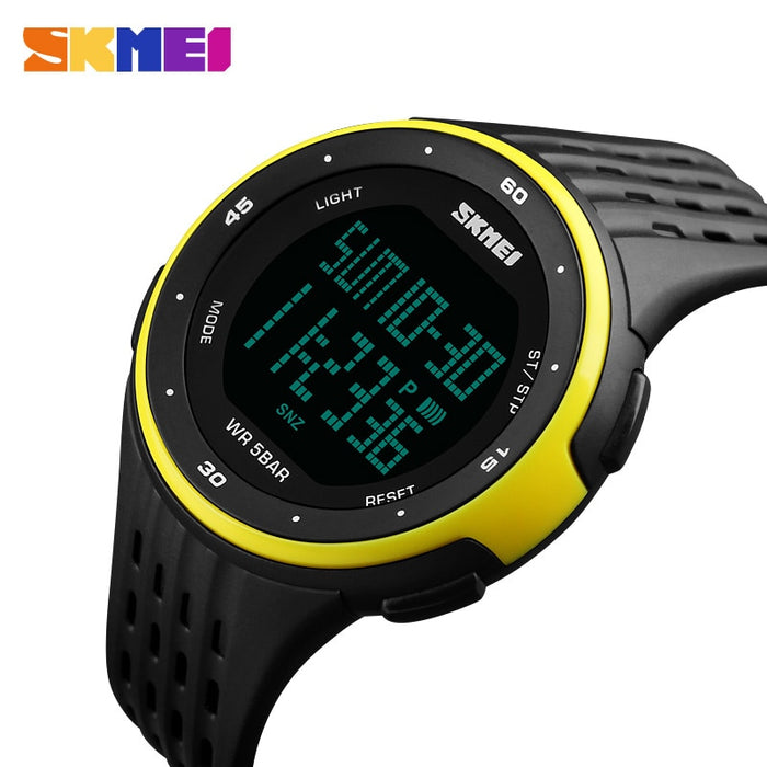 SKMEI 1219 Men Digital Watch LED Display Waterproof Male Wristwatches Chronograph Calendar Alarm Sport Watches Relogio Masculino - eZthings USA WE SORT ALL THE CRAZIEST GADGETS, GIZMOS, TOYS & TECHNOLOGY, SO YOU DON'T HAVE TO.