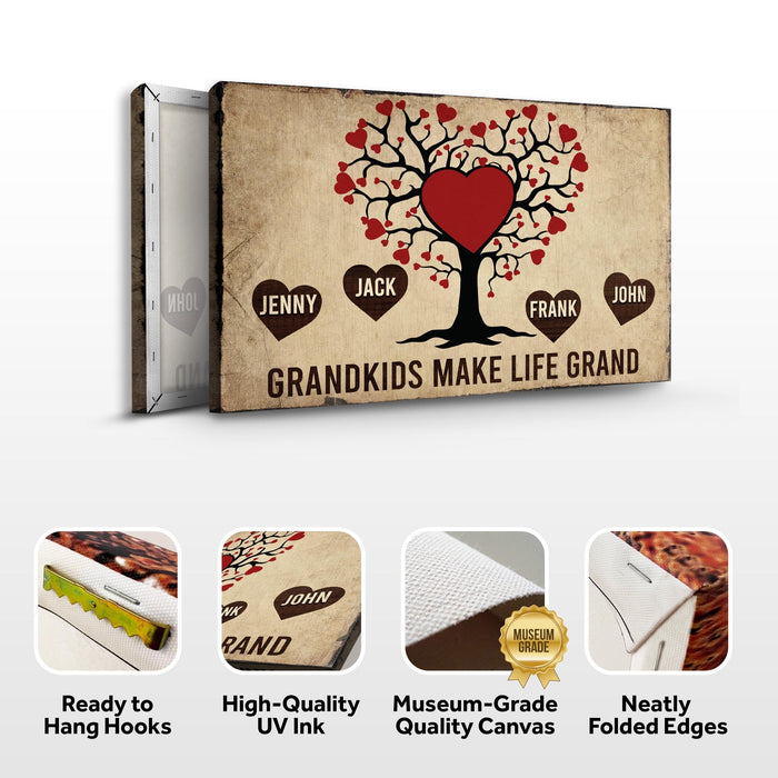 Grandkids Make Life Grand Sign