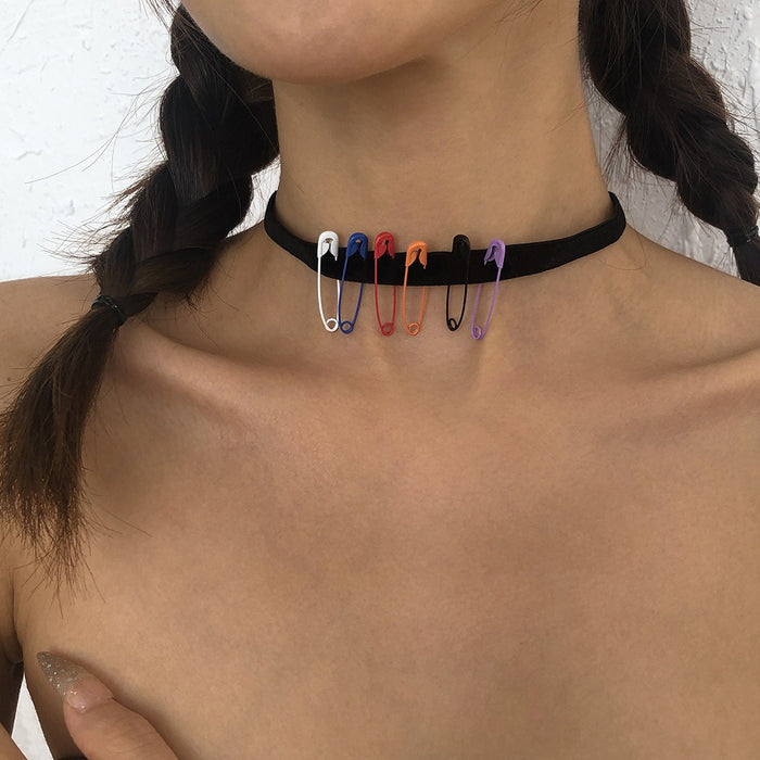 N9556 Street Photography Exaggerated New Necklace Personality Strap Neck Leather Neckchain Metal Buckle Fashion Choker - eZthings USA WE SORT ALL THE CRAZIEST GADGETS, GIZMOS, TOYS & TECHNOLOGY, SO YOU DON'T HAVE TO.