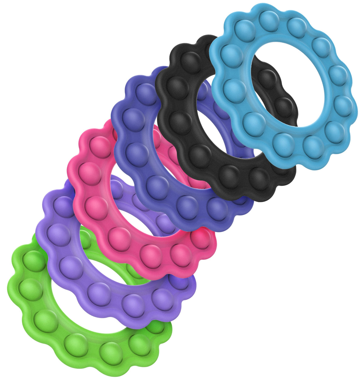(6 Pack) Flower Pop Toy — eZthings USA WE SORT ALL THE CRAZIEST GADGETS ...