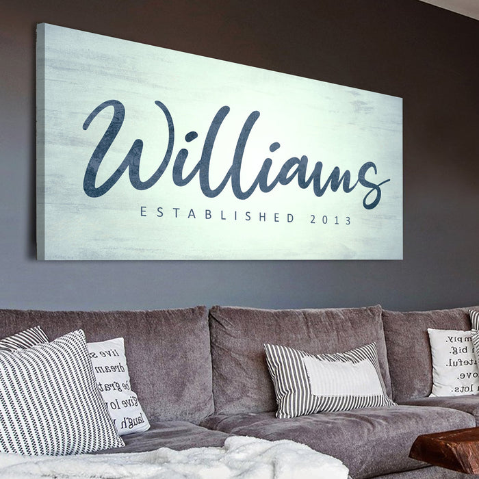 Family Name Sign - eZthings USA WE SORT ALL THE CRAZIEST GADGETS, GIZMOS, TOYS & TECHNOLOGY, SO YOU DON'T HAVE TO.
