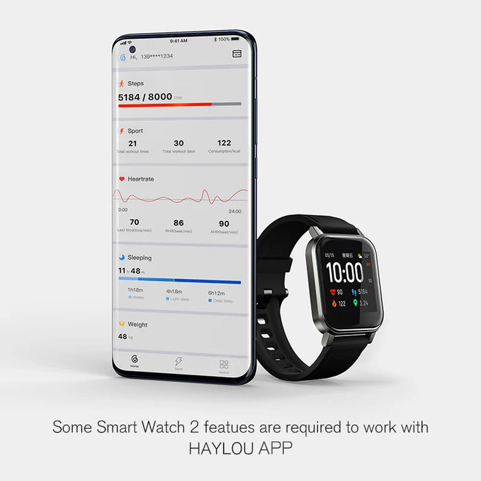 Reloj inteligente eThings Haylou LS02 versión en inglés