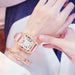 Women Diamond Watch Starry Square Dial Bracelet Watches Set Ladies Leather Band Quartz Wristwatch Female Clock Zegarek Damski - eZthings USA WE SORT ALL THE CRAZIEST GADGETS, GIZMOS, TOYS & TECHNOLOGY, SO YOU DON'T HAVE TO.