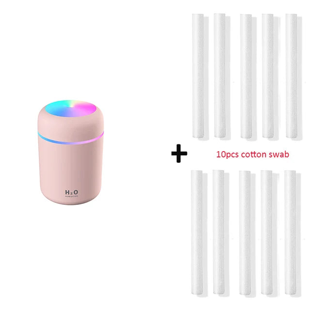 Portable 300ml Humidifier USB Ultrasonic Dazzle Cup Aroma Diffuser Cool Mist Maker Air Humidifier Purifier with Romantic Light - eZthings USA WE SORT ALL THE CRAZIEST GADGETS, GIZMOS, TOYS & TECHNOLOGY, SO YOU DON'T HAVE TO.