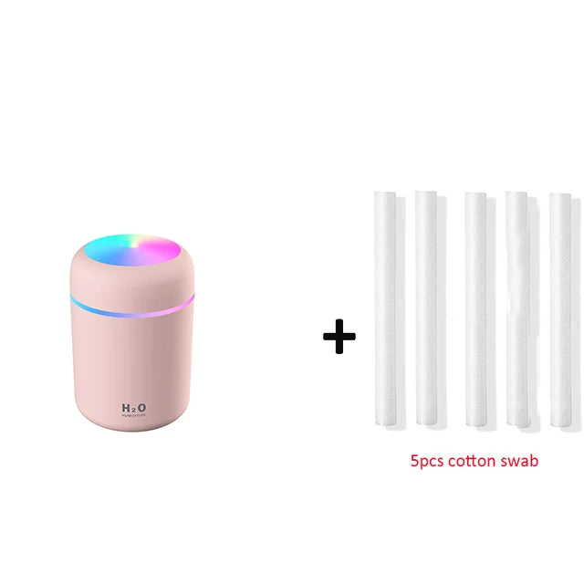 Portable 300ml Humidifier USB Ultrasonic Dazzle Cup Aroma Diffuser Cool Mist Maker Air Humidifier Purifier with Romantic Light - eZthings USA WE SORT ALL THE CRAZIEST GADGETS, GIZMOS, TOYS & TECHNOLOGY, SO YOU DON'T HAVE TO.