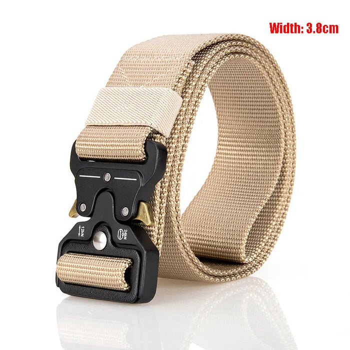 Tactical Belt Nylon Military Army belt Outdoor Metal Buckle Police Heavy Duty Training Hunting Belt 125CM 3.8cm Wide - eZthings USA WE SORT ALL THE CRAZIEST GADGETS, GIZMOS, TOYS & TECHNOLOGY, SO YOU DON'T HAVE TO.