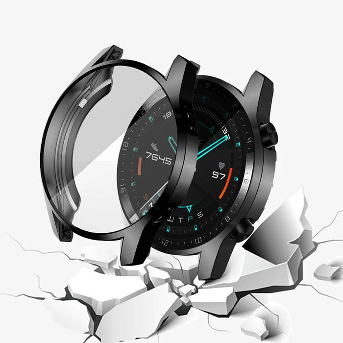 eThings TPU Case for Huawei watch GT 2 46mm strap band Watch GT / GT2 46 mm soft Plated All-Around Screen Protector cover bumper Cases - eZthings USA WE SORT ALL THE CRAZIEST GADGETS, GIZMOS, TOYS & TECHNOLOGY, SO YOU DON'T HAVE TO.