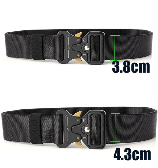 Tactical Belt Nylon Military Army belt Outdoor Metal Buckle Police Heavy Duty Training Hunting Belt 125CM 3.8cm Wide - eZthings USA WE SORT ALL THE CRAZIEST GADGETS, GIZMOS, TOYS & TECHNOLOGY, SO YOU DON'T HAVE TO.